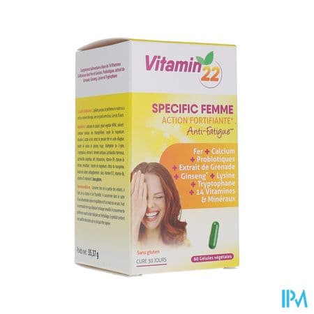 VITAMIN'22 SPECIFIC FEMME GELUL 60 — Pharmacie plaisance