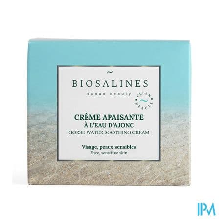 Biosalines Creme Apaisante Eau Ajonc 50ml — Pharmacie du Mont Alban