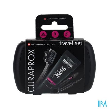 Curaprox Kit De Voyage Dentaire Black Is White