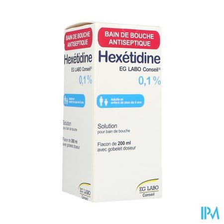 HEXETIDINE 0,1% EG CONS FL 200ML