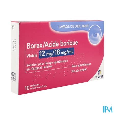 BORAX/AC.BORIQUE VTS SOL OPH 5ML10