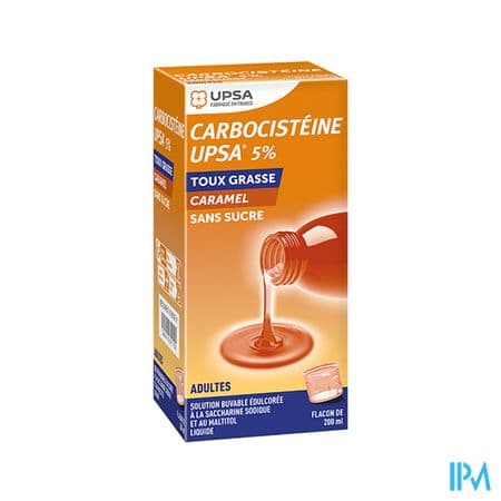 CARBOCISTEINE 5% UPSA SOL S/S200ML