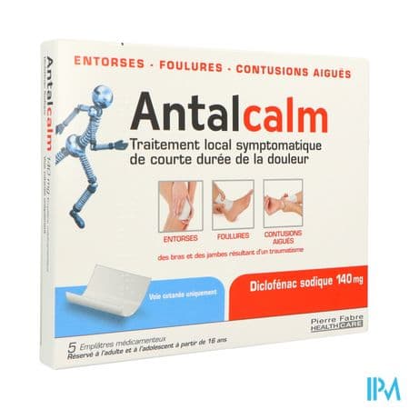 Antalcalm 140mg Emplatre Medicamenteux 5