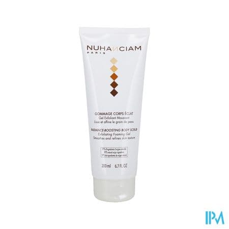 Nuhanciam Gommage Corps Eclat Gel Exfoliant Moussant Lisse Et Affine Le Grain De Peau 200ml