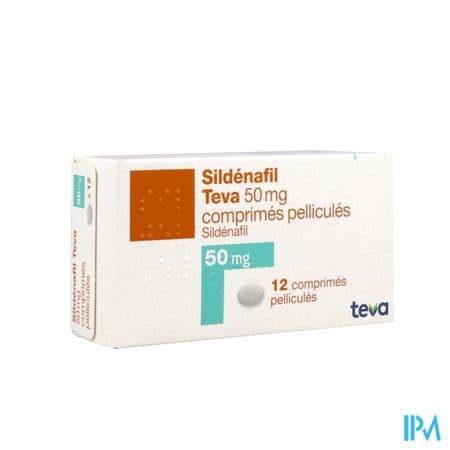 Sildenafil Teva 50mg Comprime 12 — Pharmacie Duroc - Paris