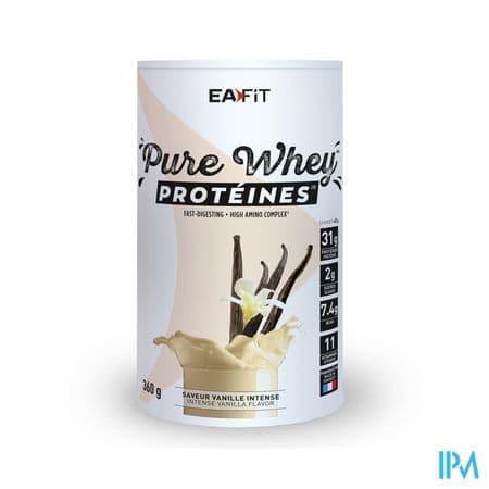 Eafit Pure Whey Poudre Pour Boisson Vanille Intense 360g — Pharmacie Rollin Centre