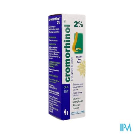 CROMORHINOL 2% PULV NAS 15ML — Pharmacie Centrale de l'Est