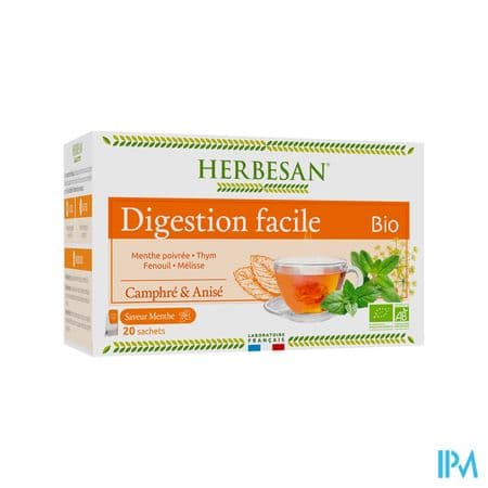 Herbesan Infusion Digestion Facile Bio Sechet 20