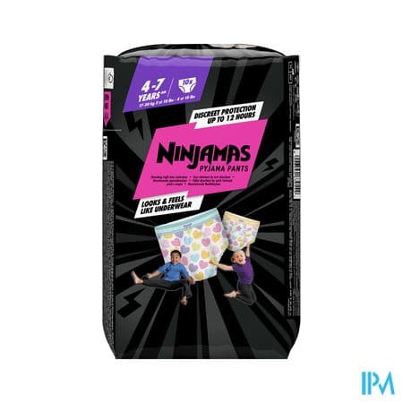 PAMPERS PANTS NINJAMAS ROSE T7X10 — Nouvelle Pharmacie Serrier