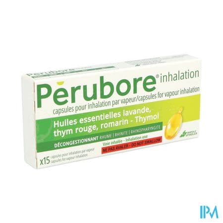 Perubore Inhalation Capsule Pour Inhalation 15