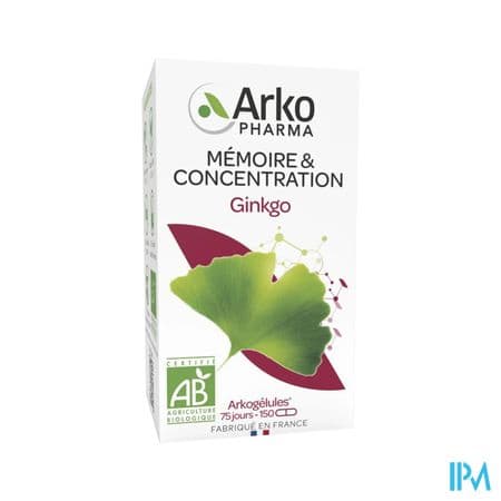 Arkogelules Ginkgo Bio Gelule 150 + 45 Offert