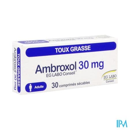 AMBROXOL 30MG EG CONS CPR SEC 30 — Grande Pharmacie Libourne