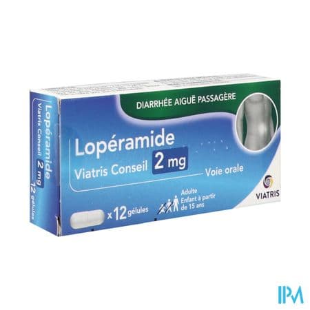 Loperamide Viatris 2mg Gelule 12
