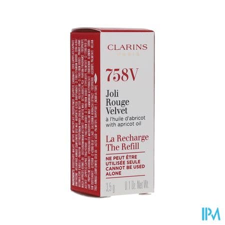 CLARINS JOLI RGE VELVET RECH 758V — Pharmacie plaisance