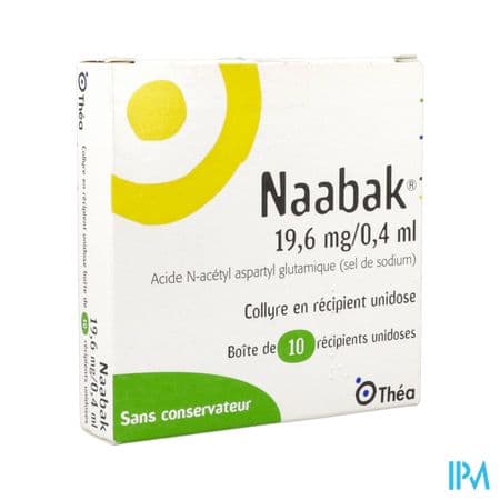 Naabak 19mg6/0ml4 Collyre Unidose 0ml4 10