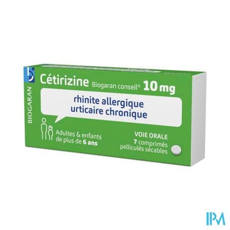 CETIRIZINE 10MG BIOG CONS CPR SEC7