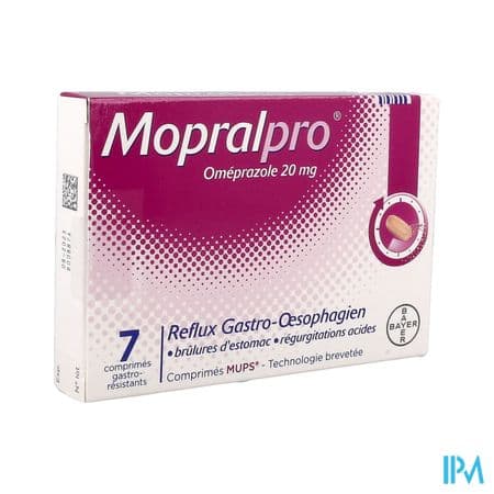Mopralpro 20mg Comprime Gastroresistant 7