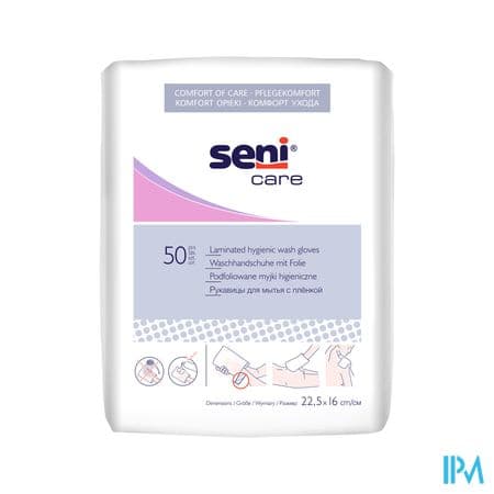 Seni Care Gant Toilette Non Tisse Usage Unique 50 — Pharmacie de la Fontaine - Valenciennes