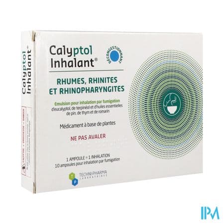 Calyptol Inhalant Emulsion Pour Inhalation Ampoule 5ml 10 — Pharmacie de Venoix