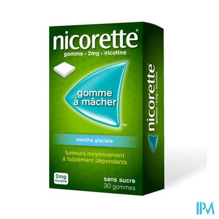 NICORETTE 2MG GOMME MENT GLA SS 30