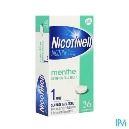 NICOTINELL 1MG CPR SUCER MENTHE 36