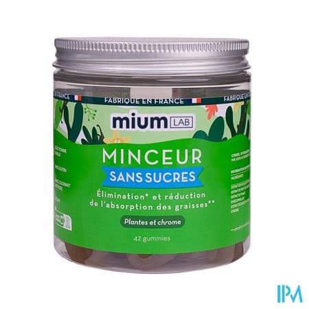 Mium Lab Minceur Sans Sucre Gummies 42