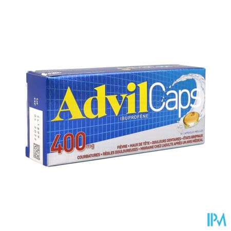 ADVILCAPS 400MG CAPS 14 — Grande Pharmacie Libourne
