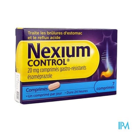 Nexium Control 20mg Comprime Gastroresistant 7