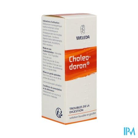 Weleda Choleodoron Solution Buvable Gouttes 30ml — Pharmacie Lafayette de Roubaix