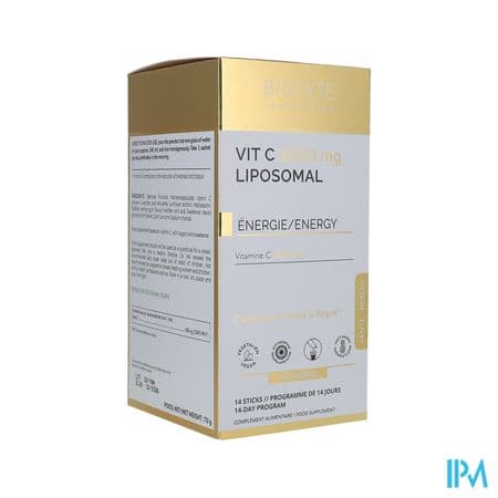 Biocyte Vitamine C 1000mg Liposomal 14 Sticks — Pharmacie du Soleil Elsie Santé