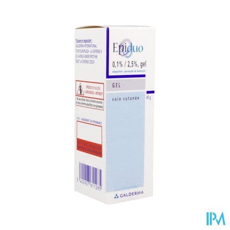 Epiduo 0.1%/2.5% Gel Pompe 45g — Grande Pharmacie de la Gare - Sartrouville