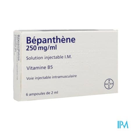 BEPANTHENE 250MG/ML AMP IM 2ML 6