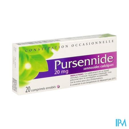 Pursennide 20mg Comprime 20 — Pharmacie de Bois Lemaitre - Marseille
