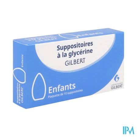 Laboratoires Gilbert Suppositoire Glycerine Enfant 10