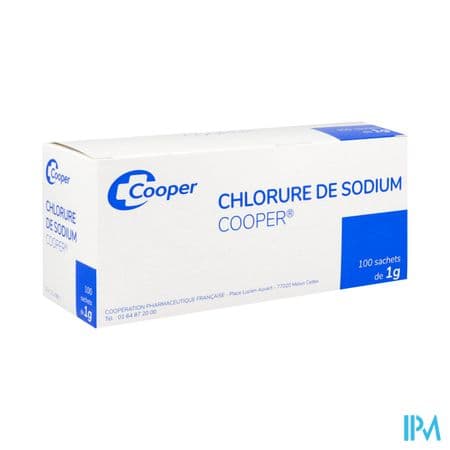 Cooper Sodium Chlorure Sachet 1g 100