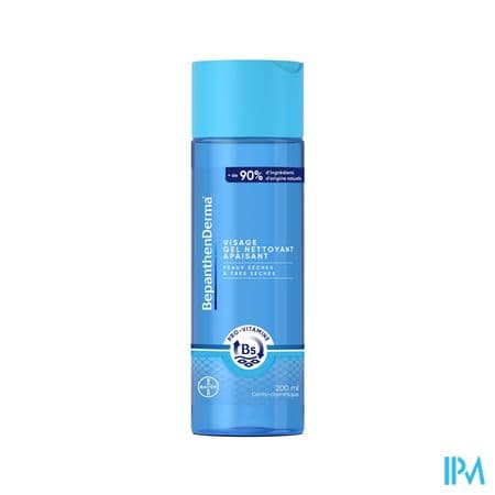 Bepanthenderma Visage Gel Nettoyant Apaisant 200ml