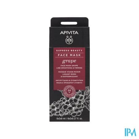 Apivita Masque Express Raisin 8ml X2