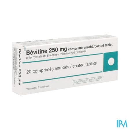 Bevitine 250mg Comprime 20