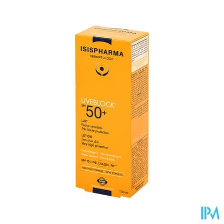 Isispharma Uveblock Spf50+ Lait Tres Haute Protection 100ml — Pharmacie de Norelan