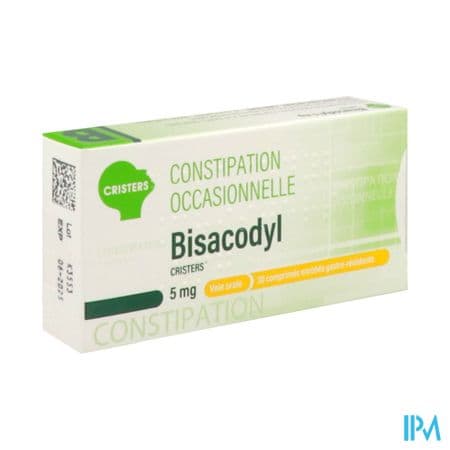 BISACODYL 5MG CRISTERS CPR 30 — Pharmacie foch - Cenon