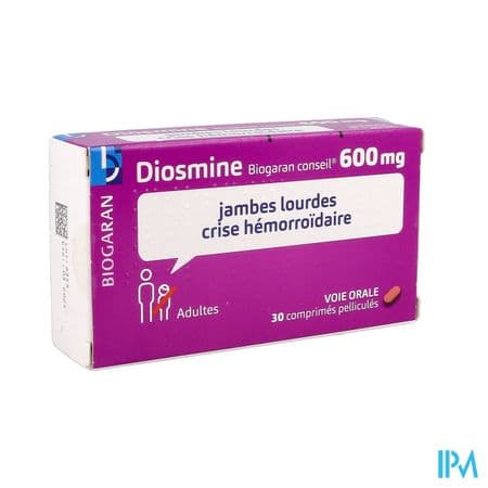 DIOSMINE 600MG BIOG CONS CPR 30