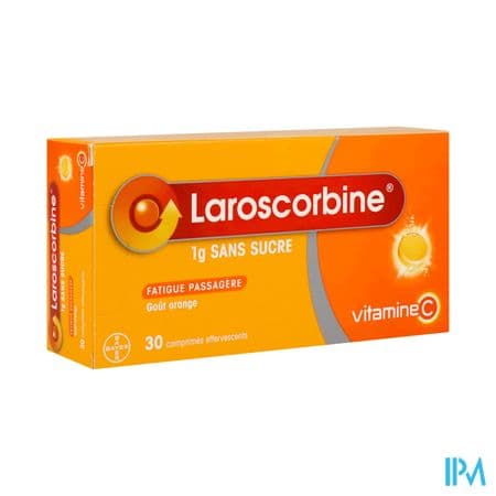 LAROSCORBINE 1G CPR EFF S/S 30 — Pharmacie des Allées