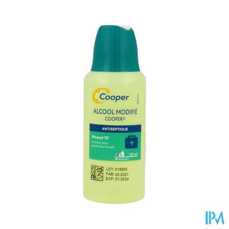 Cooper Alcool Modifie 70d Solution Pour Application Cutanee 125ml