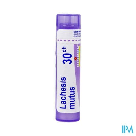 Boiron Lachesis (mutus) 30ch Granules 4g — Pharmacie de Norelan