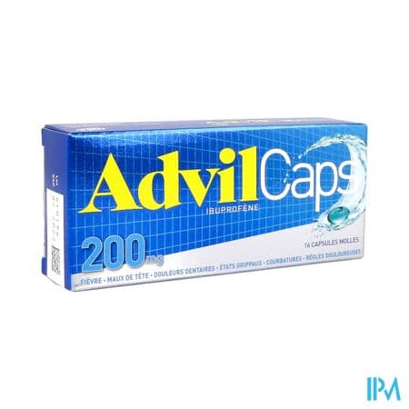 ADVILCAPS 200MG CAPS 16