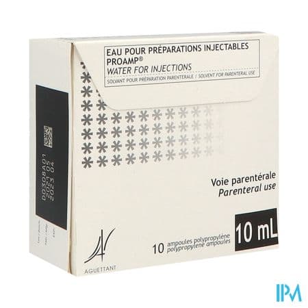 EAU PPI PROAMP AMP 10ML 10 — Pharmacie des Allées