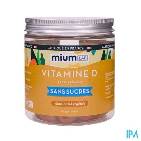 MIUMLAB S/SUC VITAMINE D GUMMIE 42 — Pharmacie Pré Saint Gervais