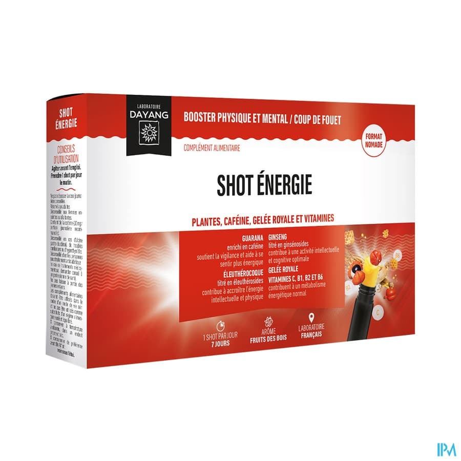 DAYANG SHOT ENERGIE F BOIS DOSE 7 — Pharmacie Dall'oglio Poillevey