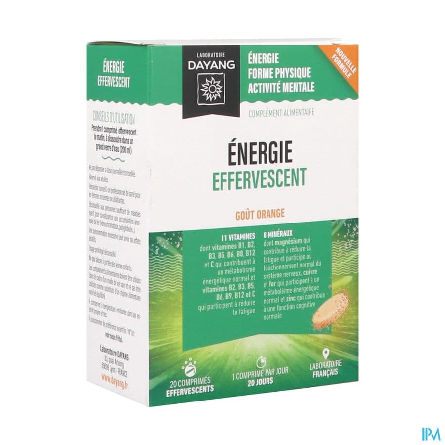 DAYANG ENERGIE CPR EFFERV 20 — Pharmacie Tocaven - Bordeaux