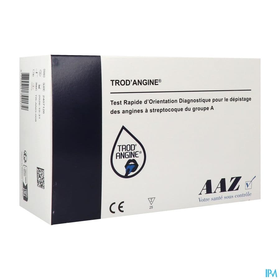 TROD'ANGINE AAZ LAB BANDELETTE 25 — Pharmacie de la Rocade - Annecy
